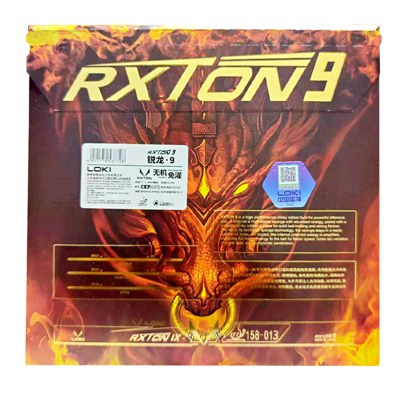 LOKI RXTON 9 Caoutchouc de ten - Table Tennis Grip avis et prix
